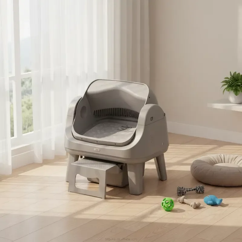 Safe pet supplies Autoscooper 12 Lite hands-free smart large-capacity automatic cat litter box, easy to clean, automatic
