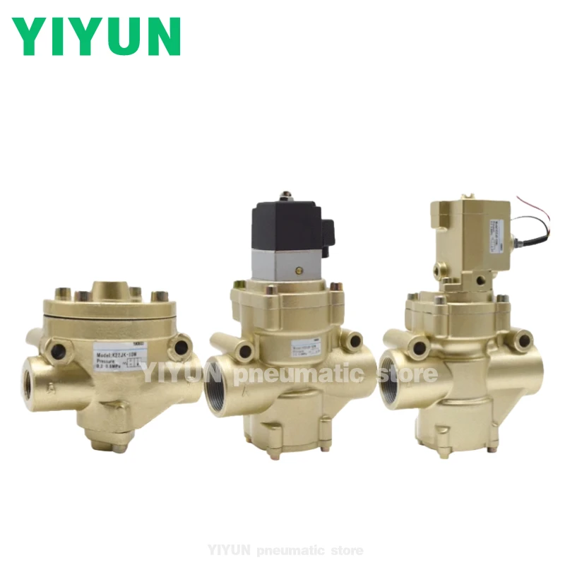

двухходовой электромагнитный клапан K22JD-8TW,10TW,15TW,20TW,25TW,32TW,40TW,50TW,8WL,10WL,15WL,20WL,25WL,32WL,40WL,50WL YIYUN K22JD Series