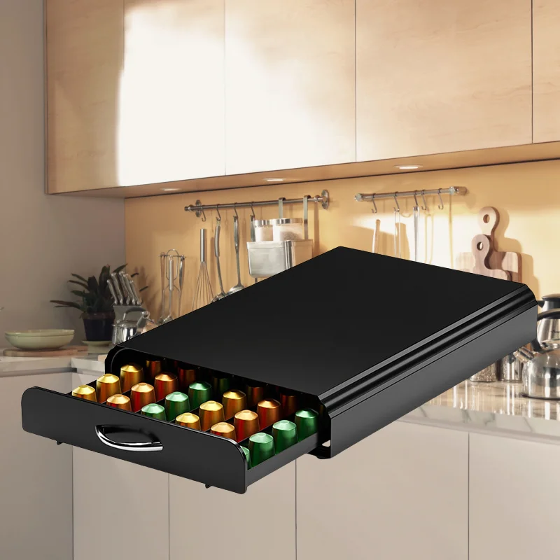 

Стеллаж для хранения кофейных капсул, ящик для хранения, бар для настольного чайного пакета, ящик для хранения кофемашины, стеллаж для хранения ящика