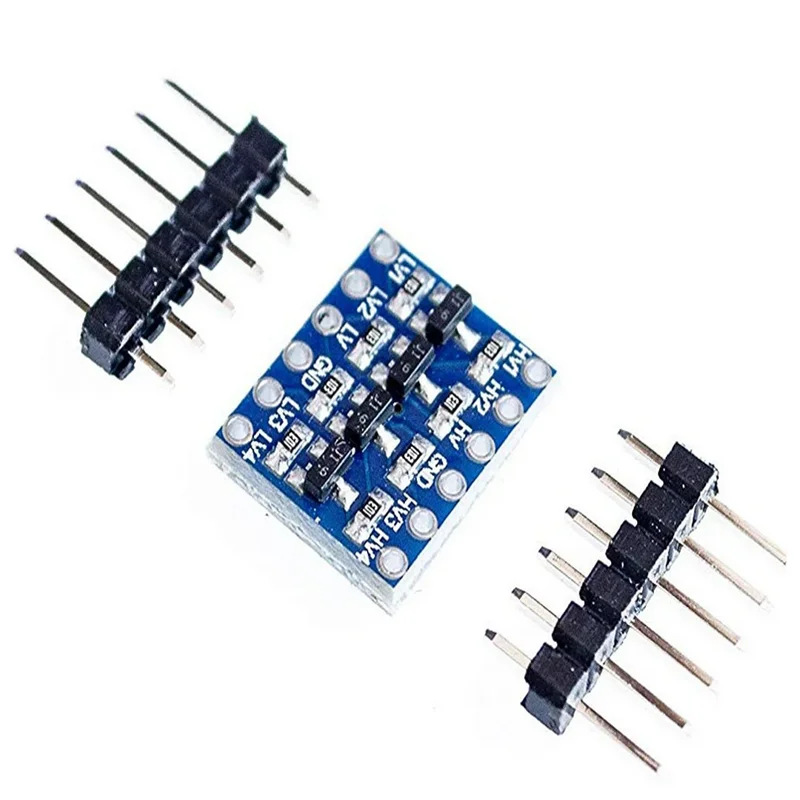 10 PCS 5 V a 3,3 V 4 canais IIC I2C Conversor de nível lógico Módulo bidirecional