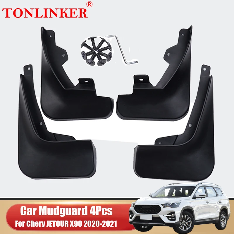 

Car Mudguard For Chery JETOUR X90 2020-2021 Front Rear Mud Flaps Mudguards Splash Guards Fender Mudflaps 4Pcs Set Accessories