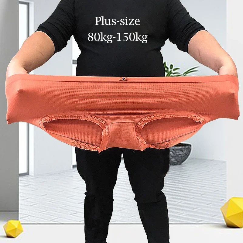 Xgnvpy High Waist Underwear Female Cotton Crotch Large Size Seamless Briefs Without Trace Belly Lift Hip Thin Breathable image 2