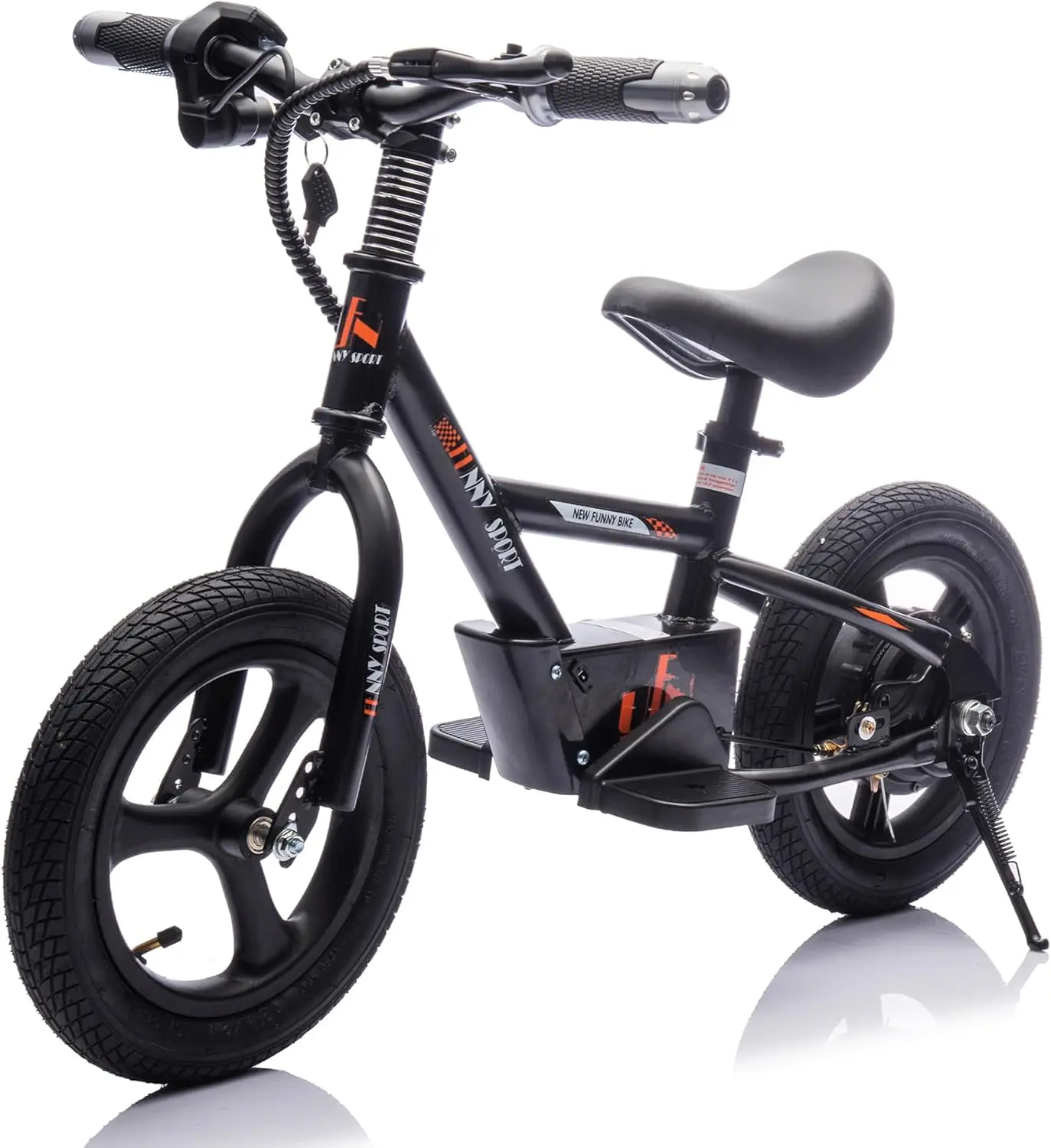 24V Kids Ride On Electric Dirt Bike 150W Lightweight Electric Motorcycle Height Adjustable PU Seater Power Display Key Start