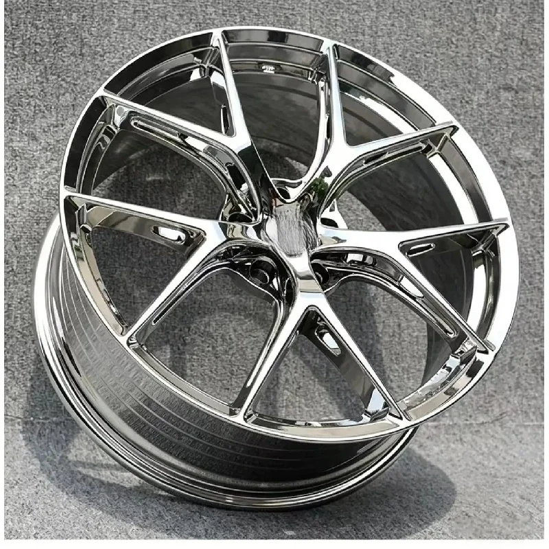 High Quality Gl17-24 Inch Chrome Custom Concave Forged Alloy Wheel Rims 5x100 5x114.3 5x115 5x120 Universal Passenger Car Wheels