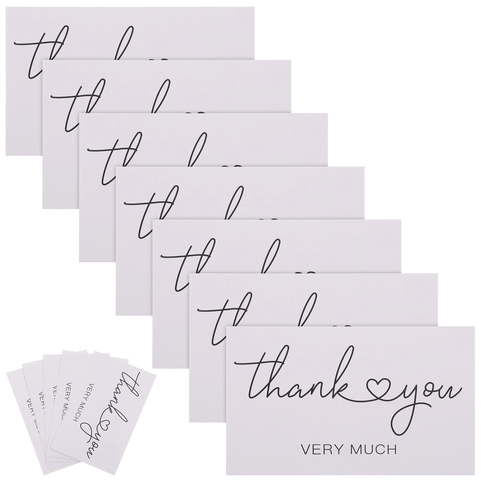 

150pcs Memo for Thank Supply For Present Wrapping Gift Business Small Gift Small Flower Thank You Cards Cards Shops