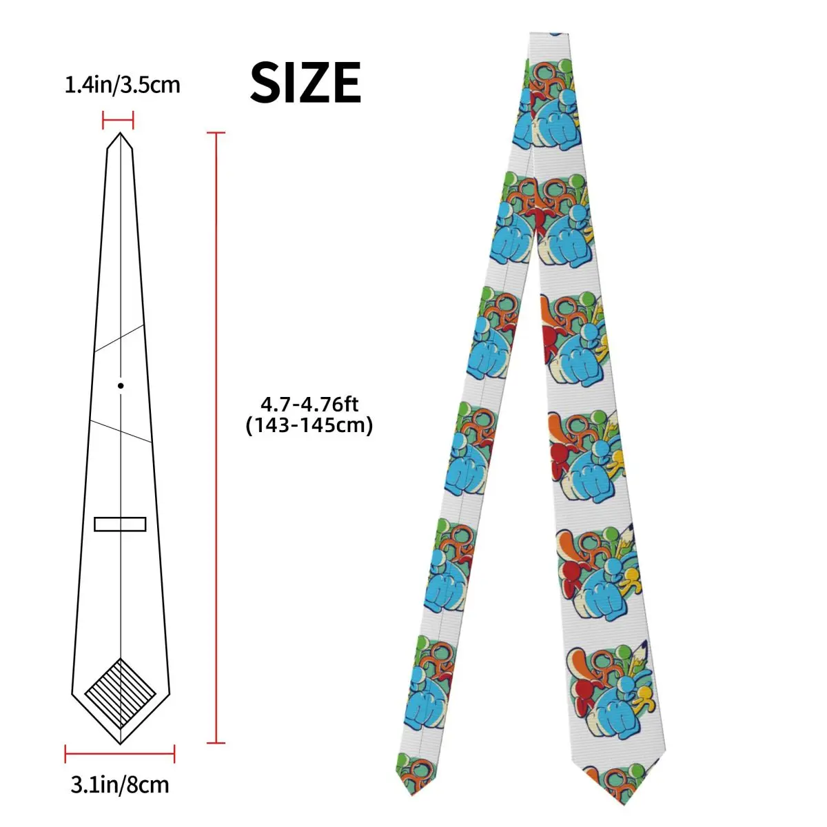 آلان بيكر خمسة أرقام عصا مع النار ماوس بيكاكس ربطة العنق للرجال الحرير 8 سنتيمتر ربطات العنق اكسسوارات الزفاف التعادل Gravatas