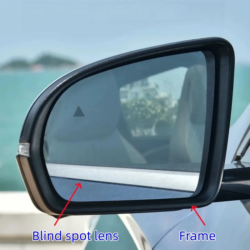 For BYD SONG PRO SONG PLUS ATTO 3 Auto Rear Heated Blind Spot Warning Mirror Glass Cover Frame Turn Signal Light Bottom