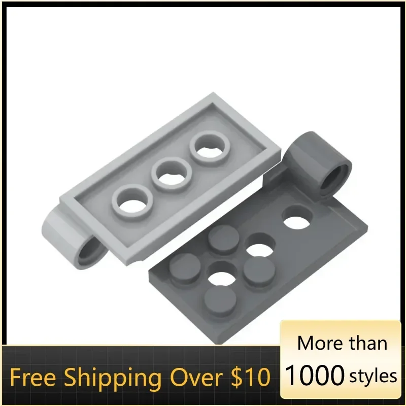 

10 шт., высокотехнологичные сборные частицы 98285, 2x4, шарнирная пластина, кирпичи, строительные блоки, сменные детали, игрушки, подарки для детей