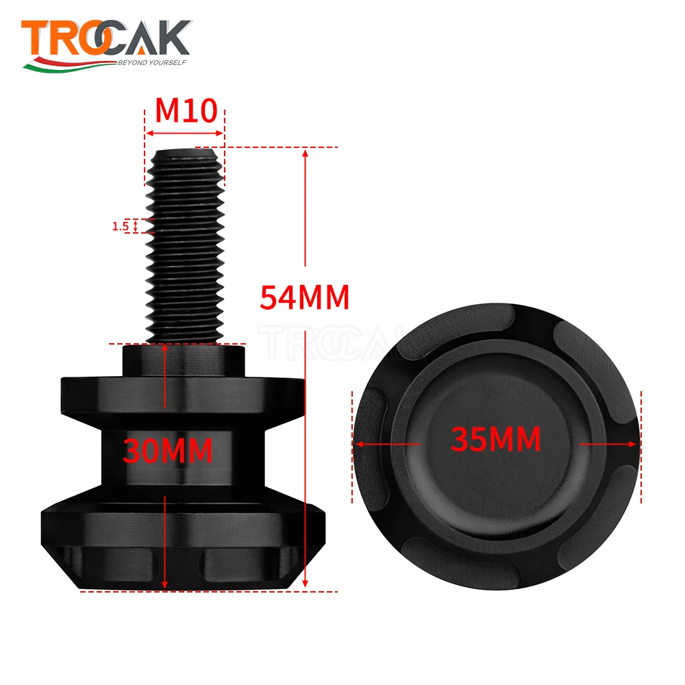 For KAWASAKI Vulcan S 650 VN650 2015-2022 2023 Slider Stand Screws 10mm Motorcycle Accessories CNC Swingarm Spools Slider Stand