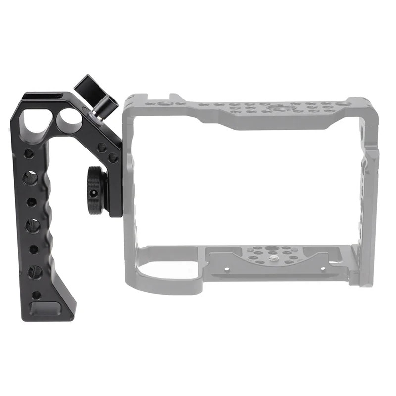 A34M-Camera Top Handgrip 4 حذاء بارد لـ Arca Swiss Mount 1/4 بوصة و3/8 بوصة قابل للفصل 1/4 بوصة لقفص الكاميرا