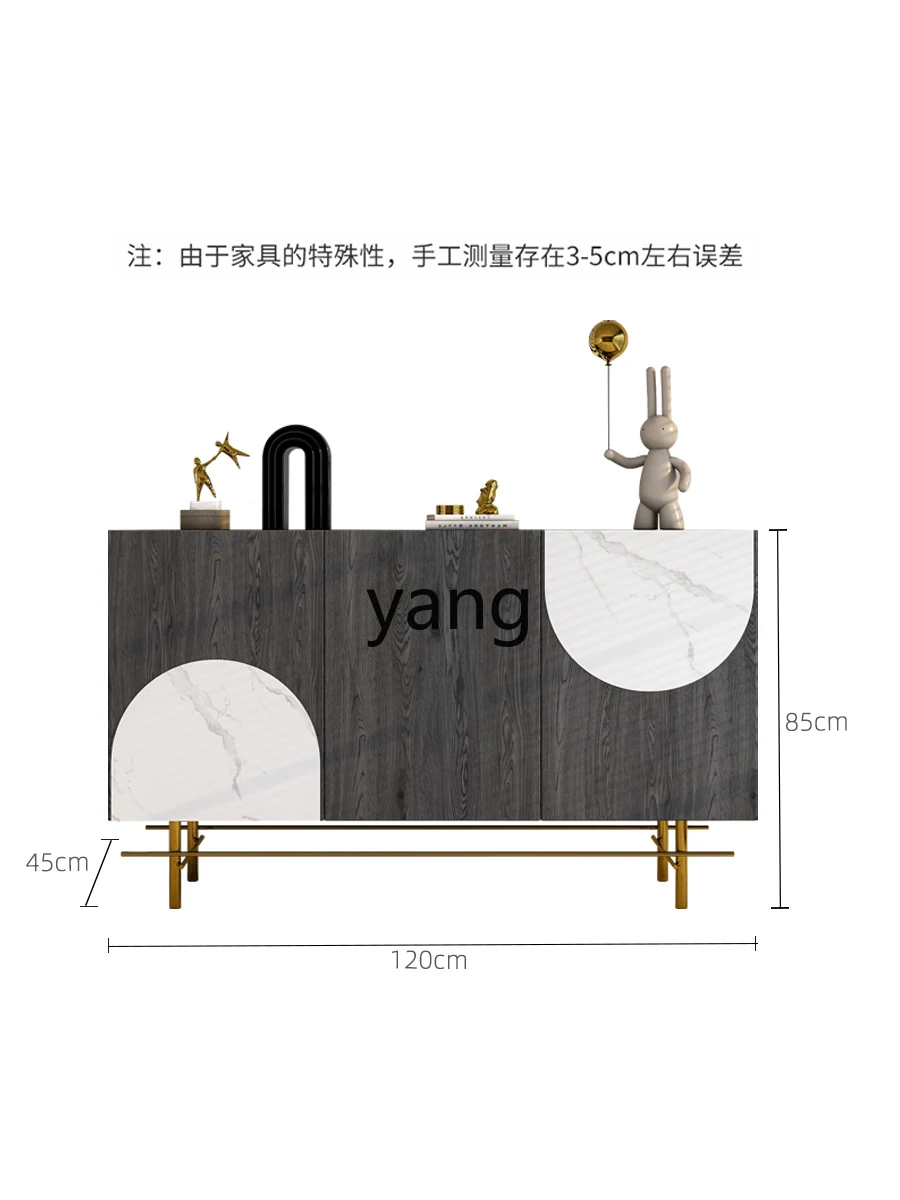 Yhl Entrance Cabinet Solid Wood Door-to-Door Living Room Partition Shoe Cabinet Integrated Storage Sofa Side Cabinet