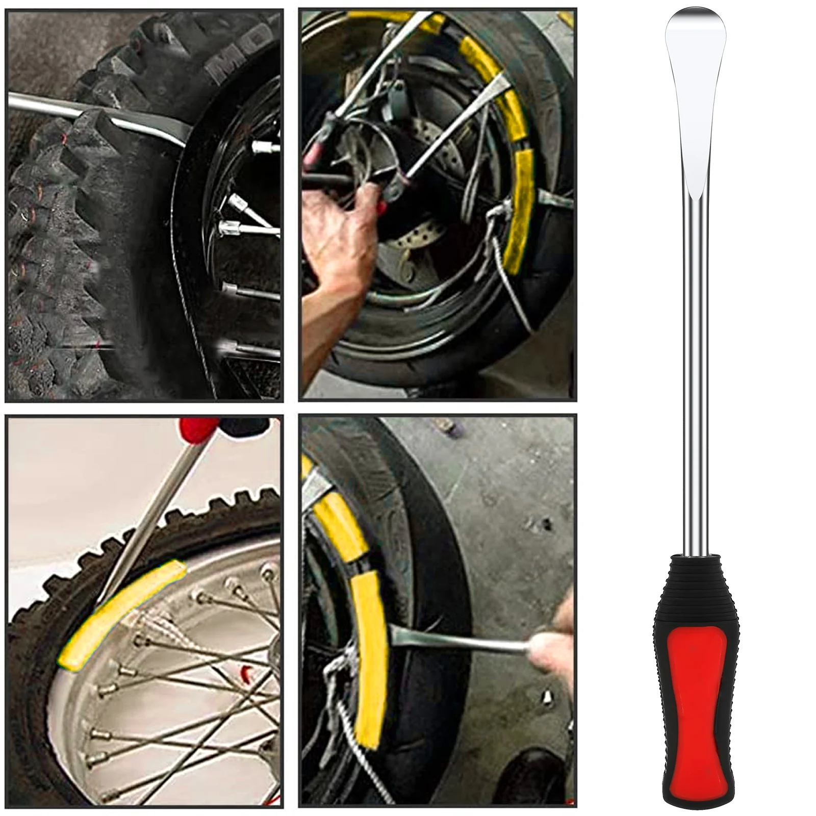 3/1 szt. Narzędzie do naprawy opon motocyklowych, łom, 14,5-calowe łyżki do opon, narzędzie do wymiany opon motocyklowych, dźwignia do wymiany opon motocyklowych