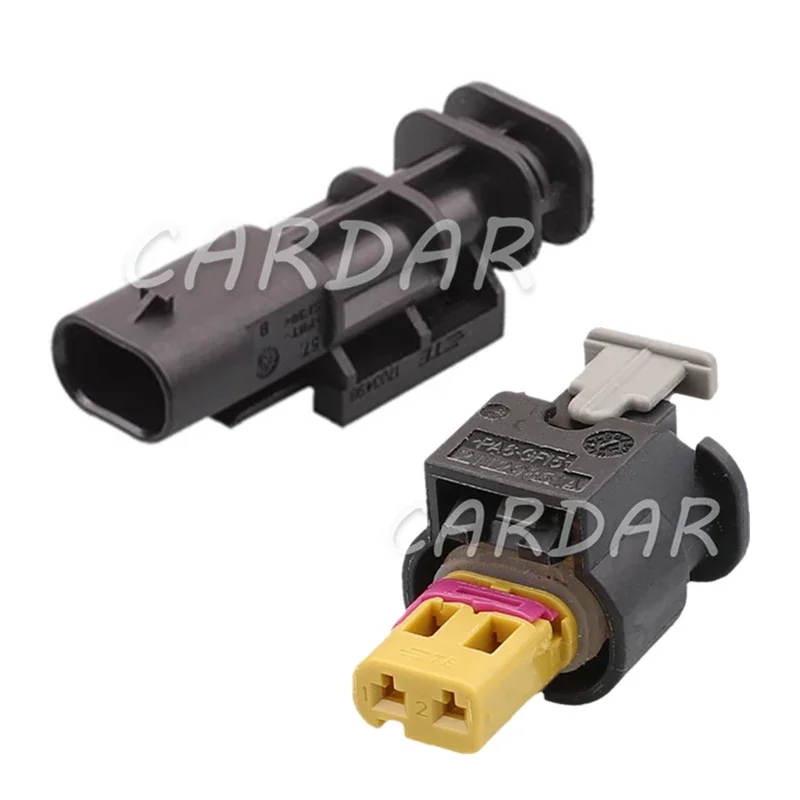

1 Set 2 Pin 4F0973702A 1-1718888-7 Car Wire Harness Socket AC Assembly Auto Waterproof Cable Connectors Automobile Parts