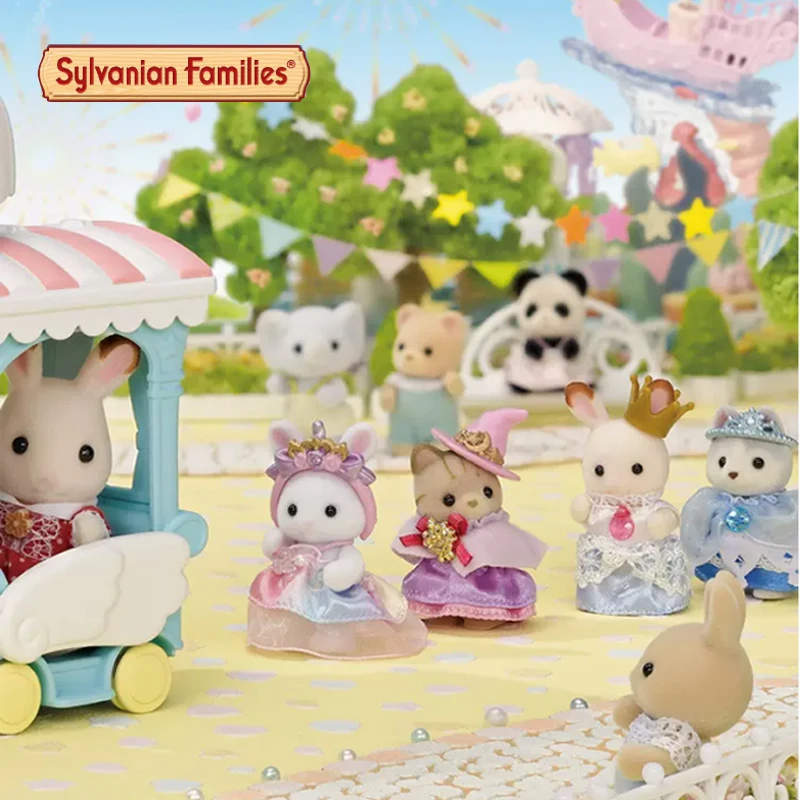 Sylvanian Families Girl niños juguetes Calico Critters muñeca en miniatura accesorios de ropa princesa real conjunto juguetes para niños regalo