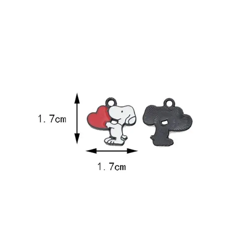 Snoopy Uomini e donne Simpatico cartone animato creativo Moda Semplice Borsa versatile Decorazione del telefono cellulare Portachiavi con ciondolo squisito