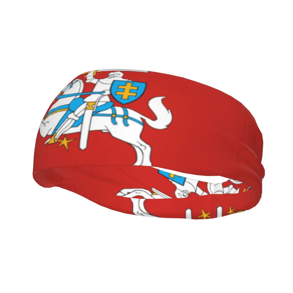 

Спортивная повязка на голову, портативная повязка для волос с флагом литовки, повязка для волос, бандаж для езды на велосипеде, бега, тренировочная повязка на повязку