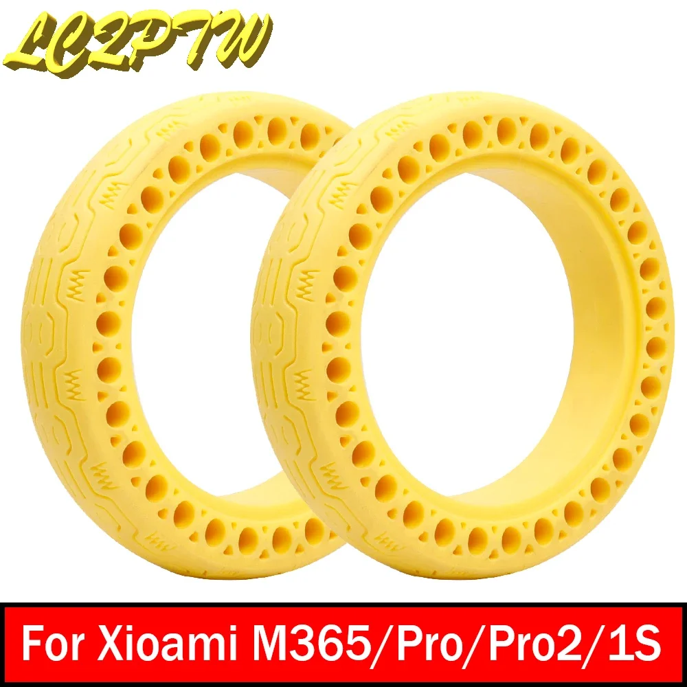 Tubeless Hollow Solid Tyre Updated Explosion-proof Tire For Xiaomi M365 1S Pro Electric Scooter Rubber Durable Tires Wheel Parts