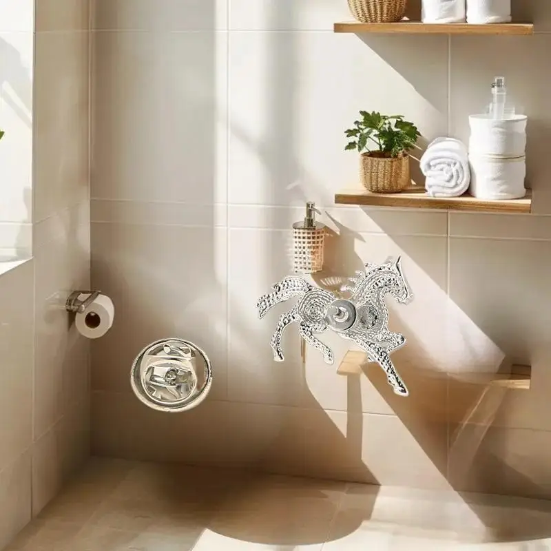 خمر بلون سبيكة الراكض الحرب الحصان زودياك المهر بروش دبابيس النساء الرجال ملابس عصرية اكسسوارات دعوى التلبيب الصدار