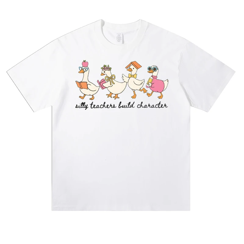 Teacher Goose Shirt Back To School Tshirt Teacher Appreciation Gift Funny Gift for Teacher Women Clothes