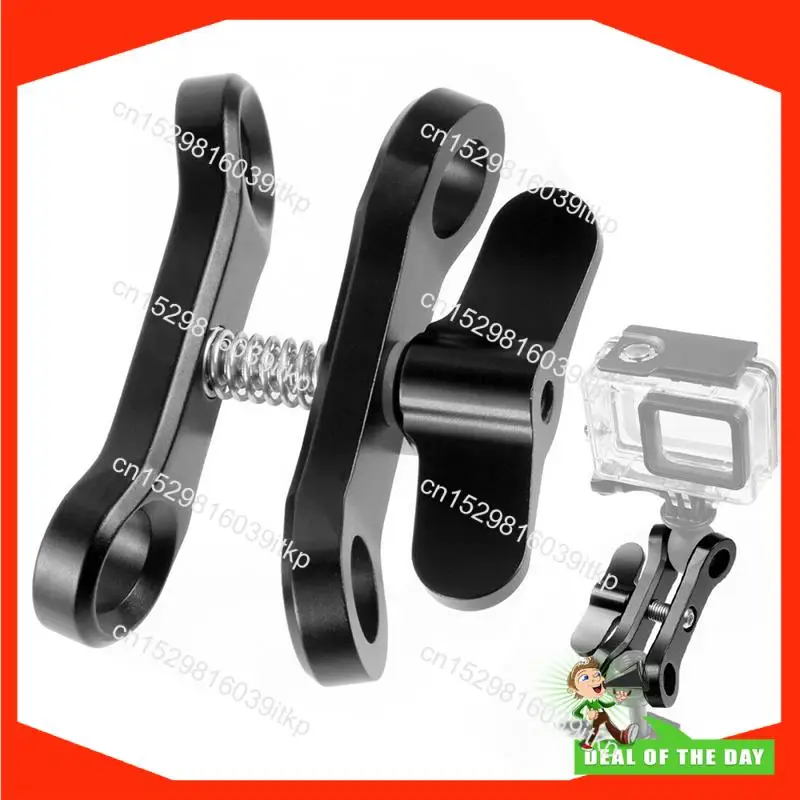 أغسطس 4X فراشة كليب الغوص المشبك موصل الضوء الكرة رئيس جبل ترايبود محول ل الذهاب برو 7 الرياضة SLR كاميرات تحت الماء