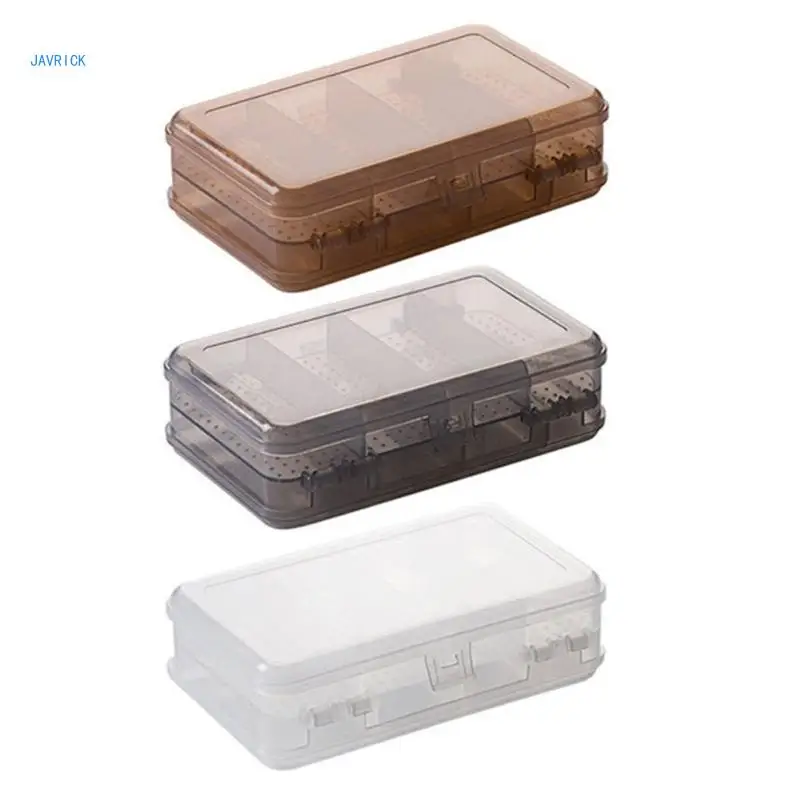 Convenient Jewelry Sorting Box 2 Layer Plastic Organizers for Home Decoration