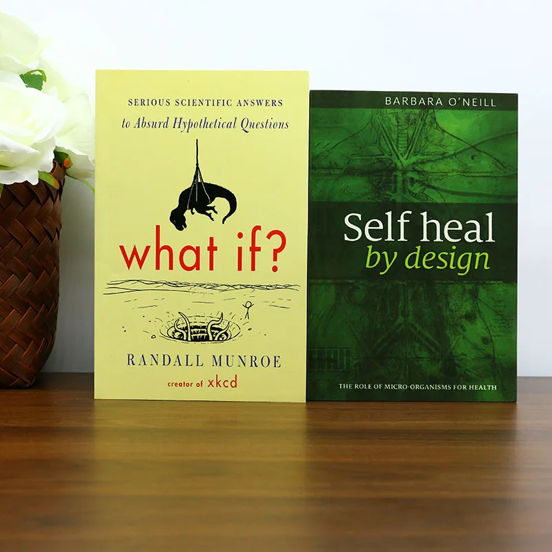 

《Что, если》+《Самое исцеление дизайна》Ежедневное чтение helps health lover master reklam научные ответы и микроорганизмы любителей здоровья