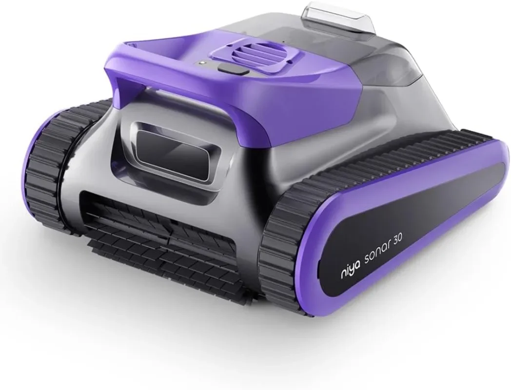 Niya Sonar 30 Cordless Robotic Pool Cleaner from The Creators of Dolphin, up to 33 FT in Pool Length,Wall Climbing,Sonar-Powered