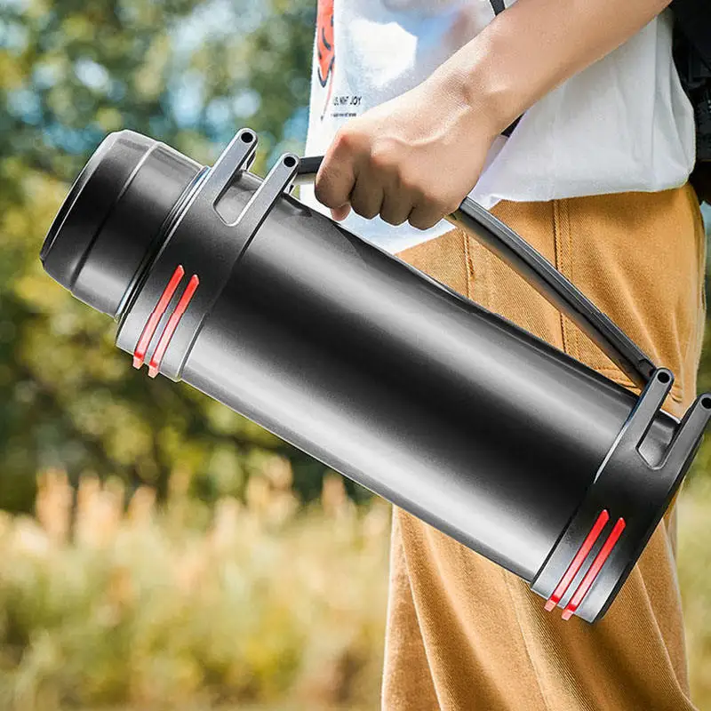 Insulating Cup Large Capacity Portable 316 Stainless Steel Outdoor Hot Water Bottle for Car Travel Vacuum Thermoses