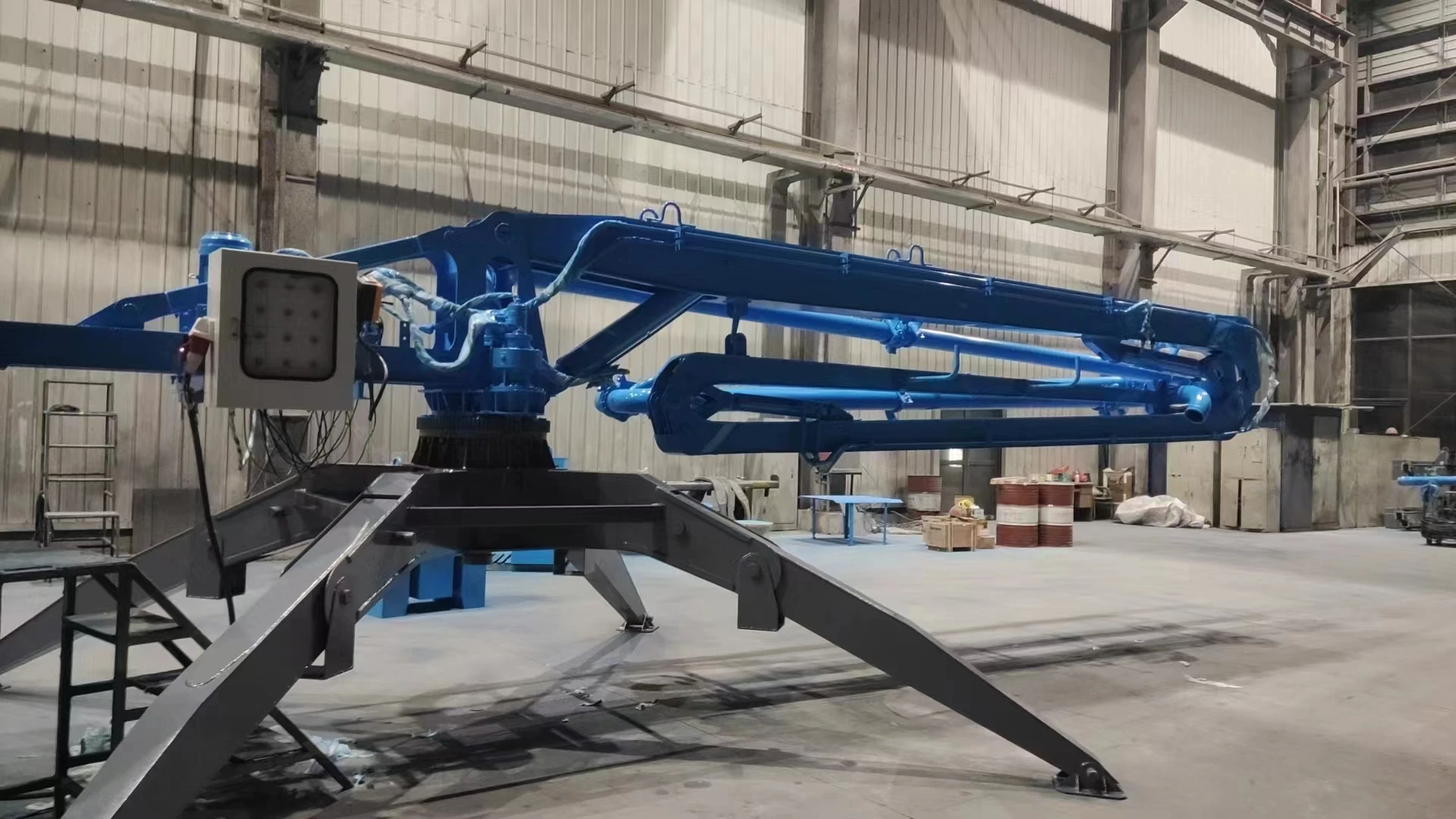 17m Hydraulic Engine-Powered Concrete Placing Boom 3-Section Fold Design 360 Rotation High Efficiency 5.5kW Power 380V