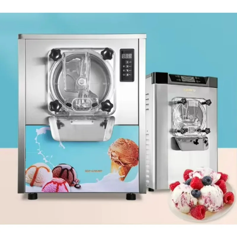Digital Touch Screen Hard Ice Cream Machine Energy Saving Fast Freezing Stainless Steel Gelato Batch Freezer （Customized）