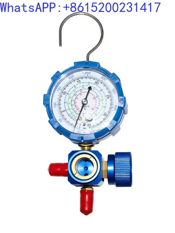 35/55 kg Fluorinated Perspective Oil Gauge Freon Refrigerant Pressure Gauge (KG-G17/KG-G21)