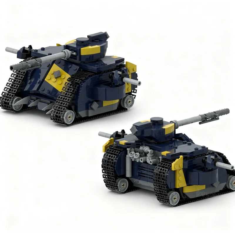 

NEW 640PCS MOC Military Xylvania Heavy Tank Model Technology DIY Creative Assembly Building Blocks Display Birthday Gift Home