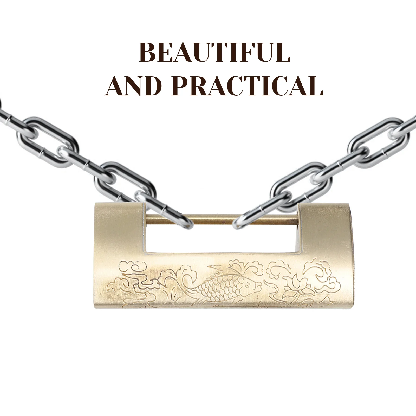 

Retro Horizontal Padlock Copper Small Latch Metal Locks Keys Furniture Chinese Brass Jewelry Box Latches Small Packing