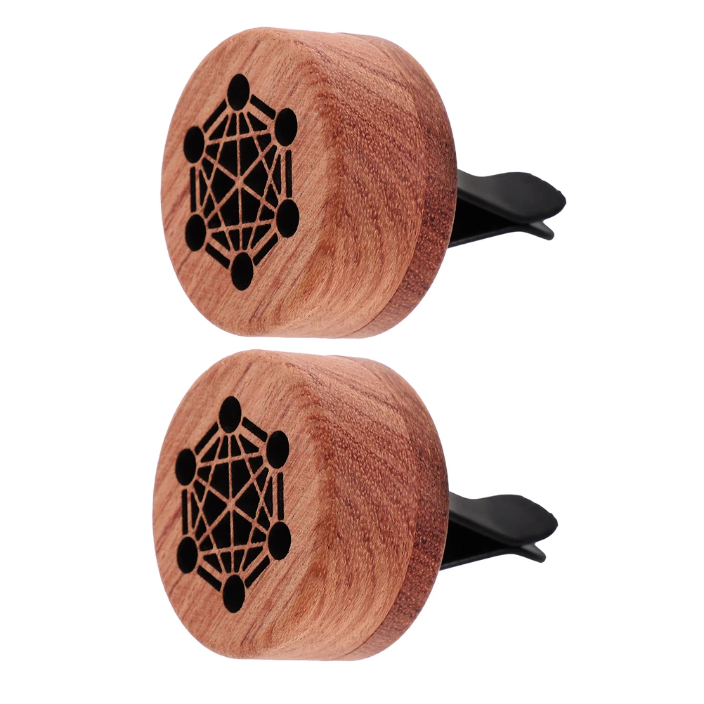 

2pcs Car Diffuser Essential Oils Wood Air Vent Clip Aromatherapy Home Car Freshener Long Lasting Scents Durability Craftsmanship
