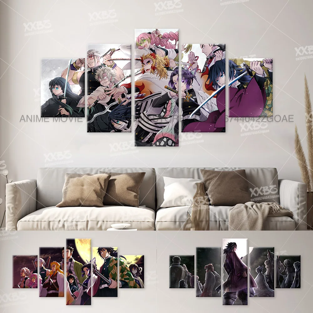 

Demon Slayer Posters Tomioka Giyuu Anime Painting No Frame Home Decor Himejima Gyoumei Wall Art Rengoku Kyoujurou Canvas Picture