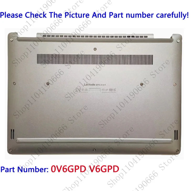 

bd 0V6GPD Новый для DELL Latitude 3310 2-в-1 Нижняя нижняя базовая крышка D Корпус.