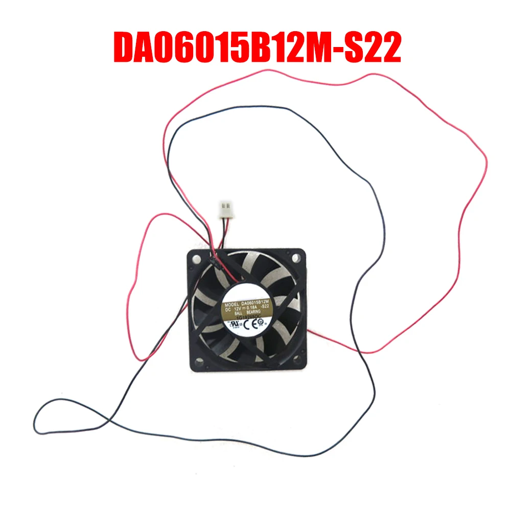 Cooling Fan DA06015B12M-S22 DC12V 0.18A 2Lines New