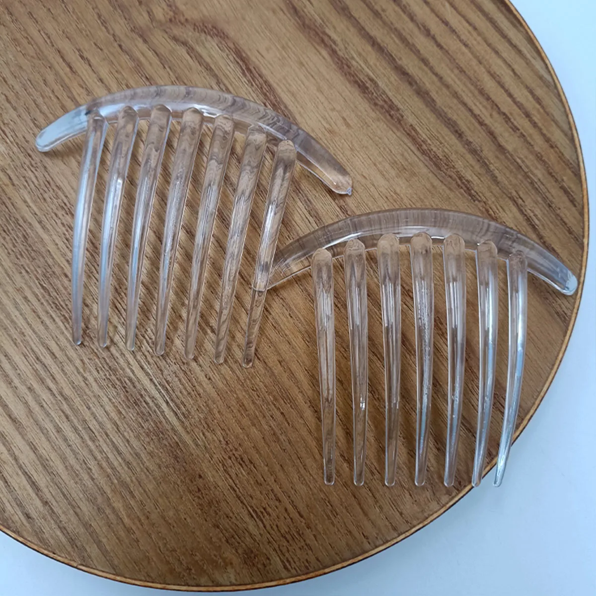2/8 PCS 7 Zähne PC Material Kunststoff Haarkämme Kopfschmuck Kamm mit Zähnen Einsatz Kamm Dame Haarschmuck – Detail 10