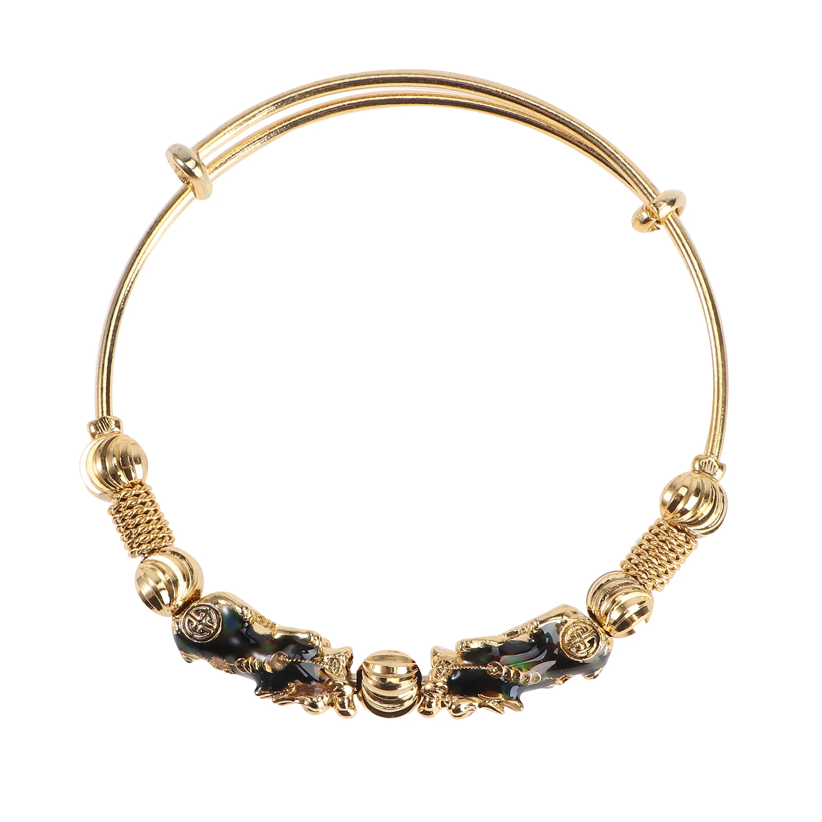 

1pc Adjustable Titanium Golden Bangle Pi Bracelet Fashion Jewelry Durable Adjustable Bracelet Pi Bracelets Gifts