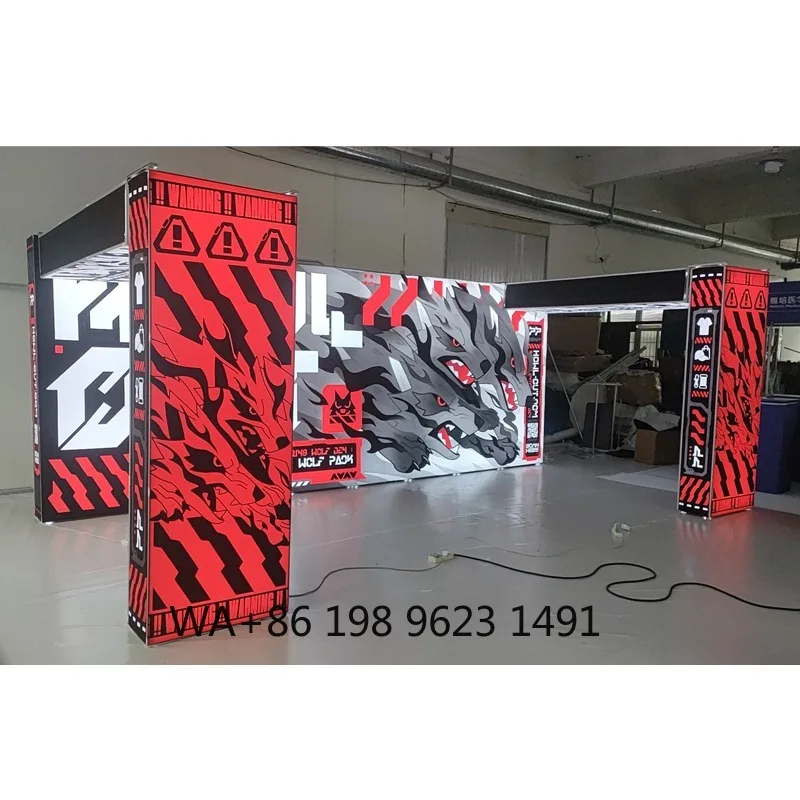 10x20ft Modular Foldable LED Backlit SEG Light Box Graphic Display Promotional Trade Show Exhibition Advertising Booth view 4