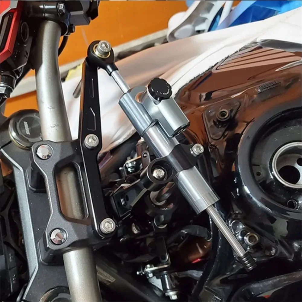 For BMW S1000RR S 1000RR S 1000 RR 2014 2015 2016 2017 2018 Aluminum Motorcycle Damper Steering Stabilize Safety Control