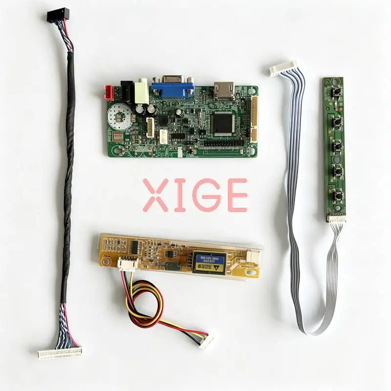 Display Drive Controller Board Fit LTN170U1 LTN154U1 B170UW01 LTN170WU 1920*1200 1920x1200 30 Pins LVDS VGA+HDMI 1-CCFL Kit DIY