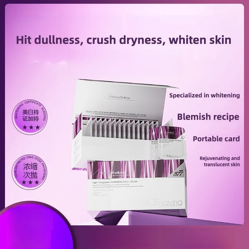Nicotinamide Whitening Cream Remove Dark Spots Melanin Brighten Shrink Pores Moisturizing Fade Fine Lines 15pcs/set
