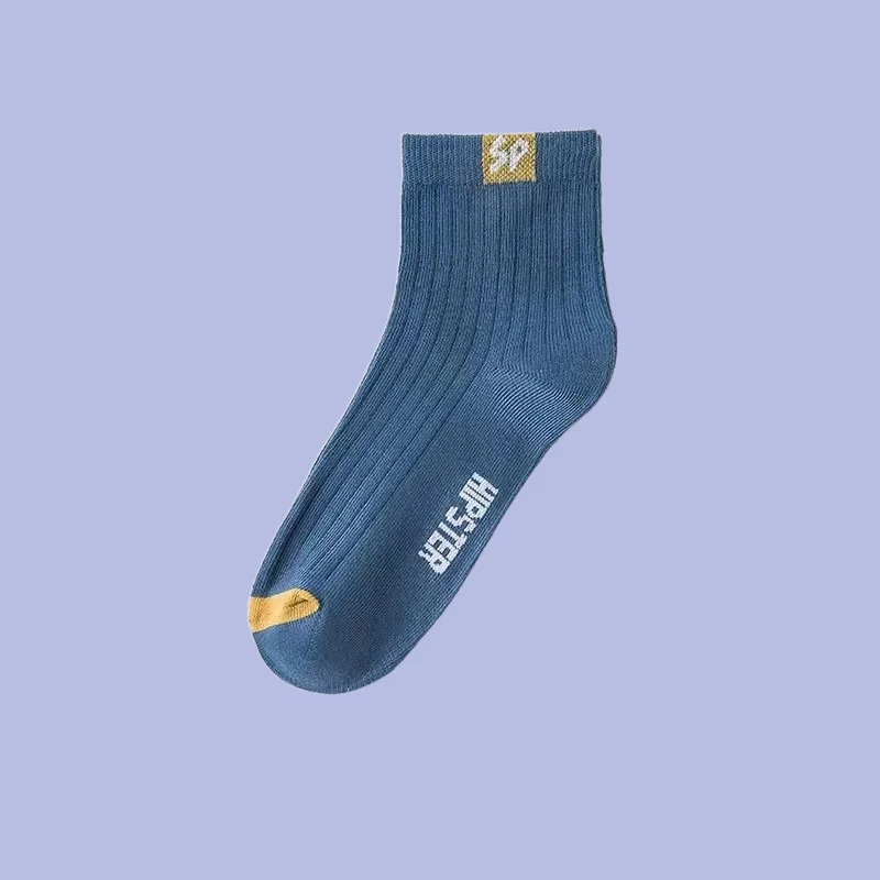 Chaussettes mi-mollet respirantes pour hommes et femmes, bas de sport pour couples, été, nouveau, 5/10, 2024 paires