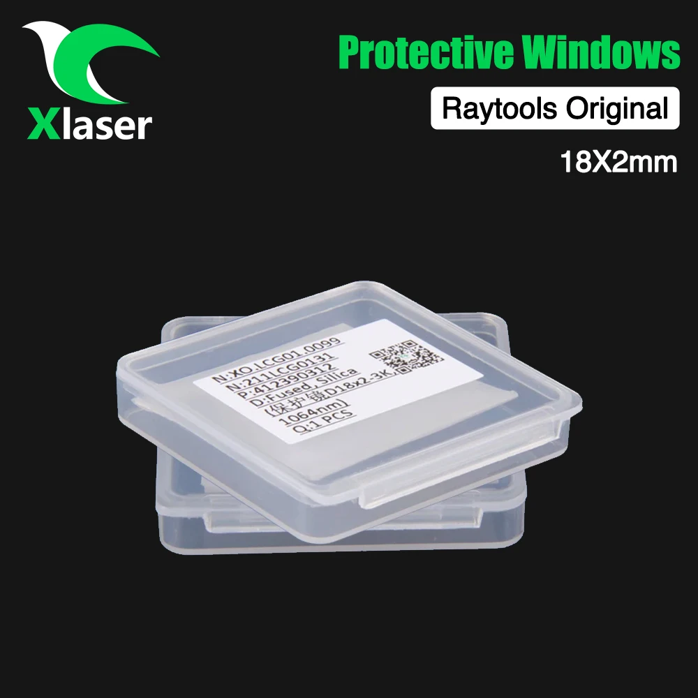 Imagem -03 - Xlaser-lente de Proteção para Raytools Windows Original 18x2 3k 211lcg0131 Raytools Bw101-gs Cabeça Laser 10 Pcs por Lote