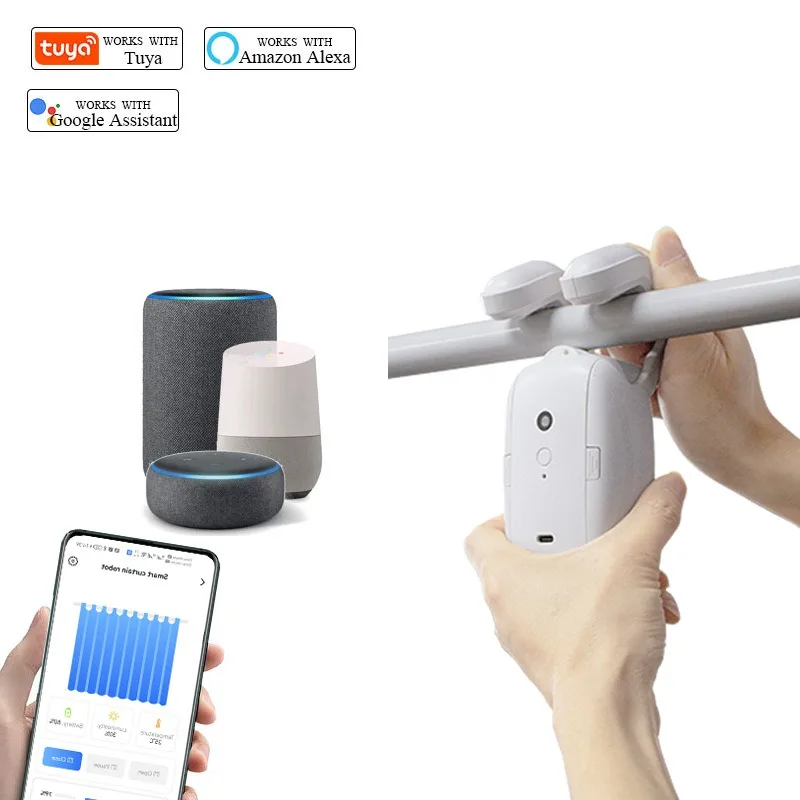 

Интеллектуальная электрическая система управления шторами Graffiti, беспроводной пульт дистанционного управления для умного дома, автоматическая интеллектуальная система штор