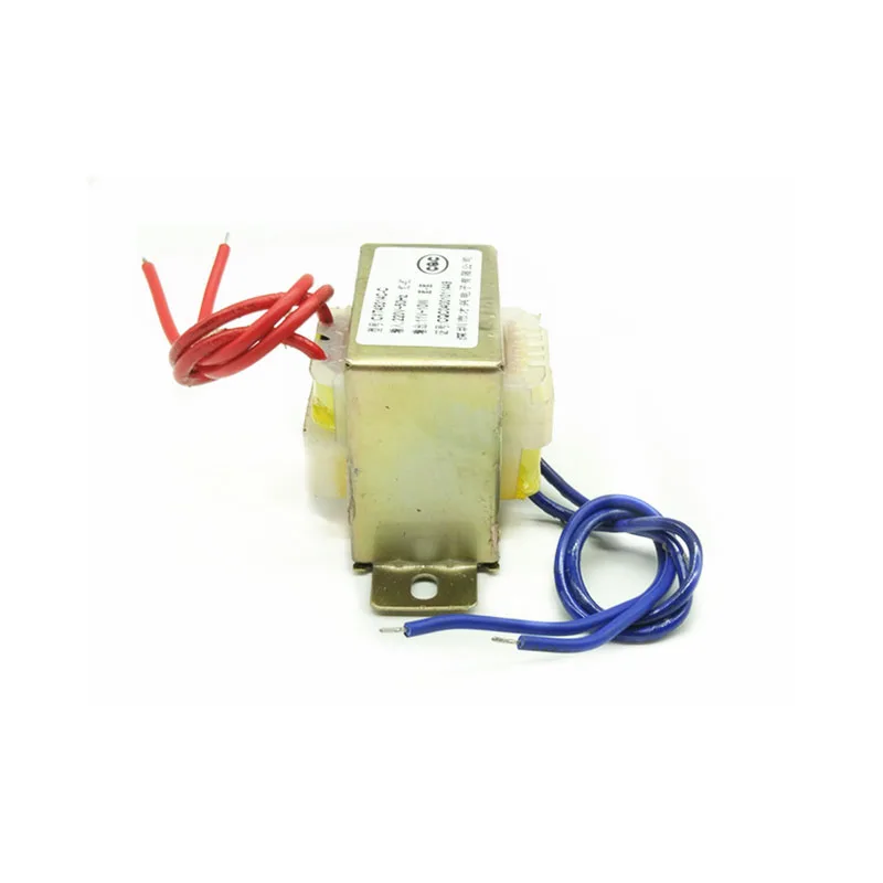 AC 220/110 to AC10.5V 11V  12V 13.5V Output Voltage 10W Copper Core 50Hz~60Hz Single Voltage 2 Line Copper Power Transformer