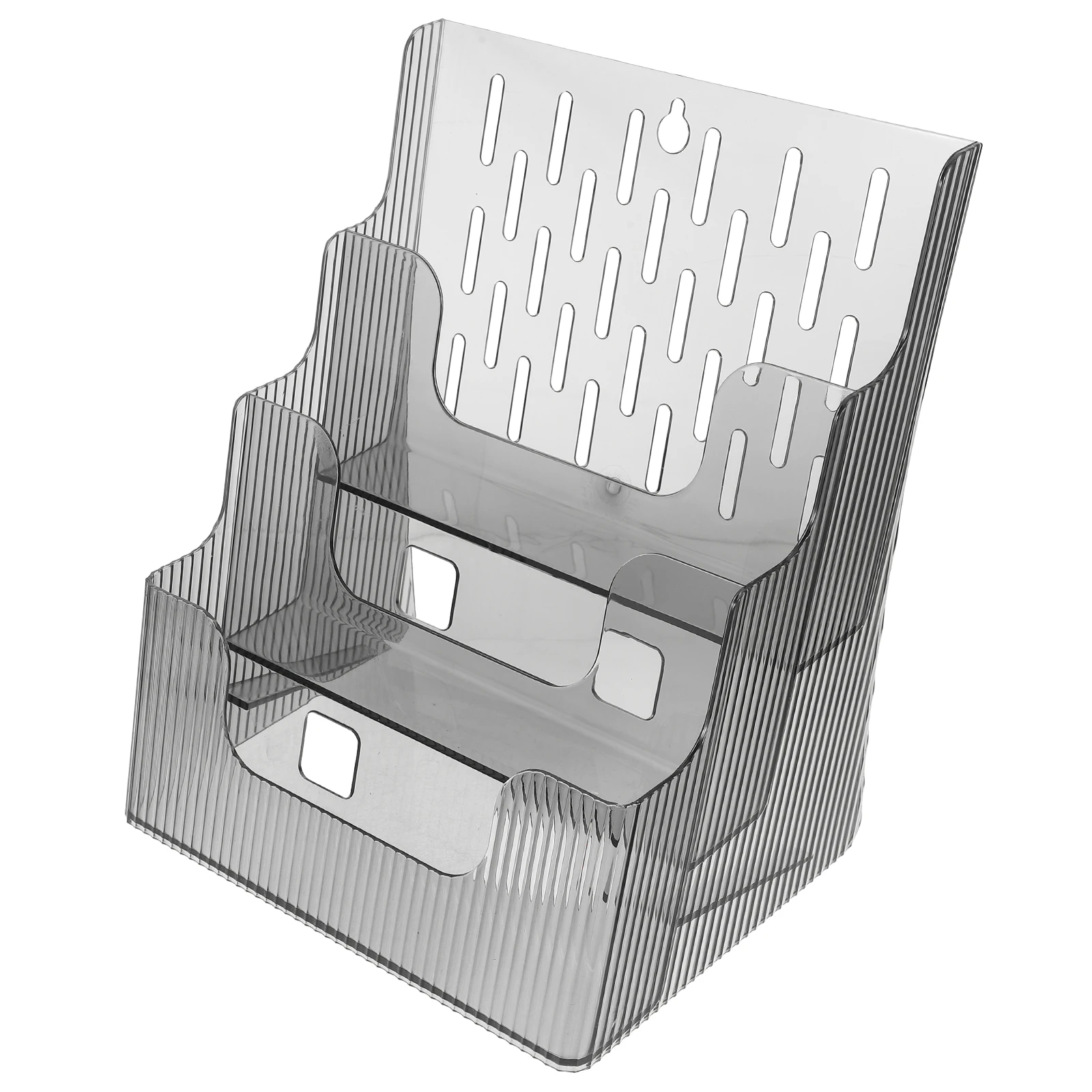 File Storage Rack Stands Holder Organizer Tabletop Pamphlet Display Wall-mounted