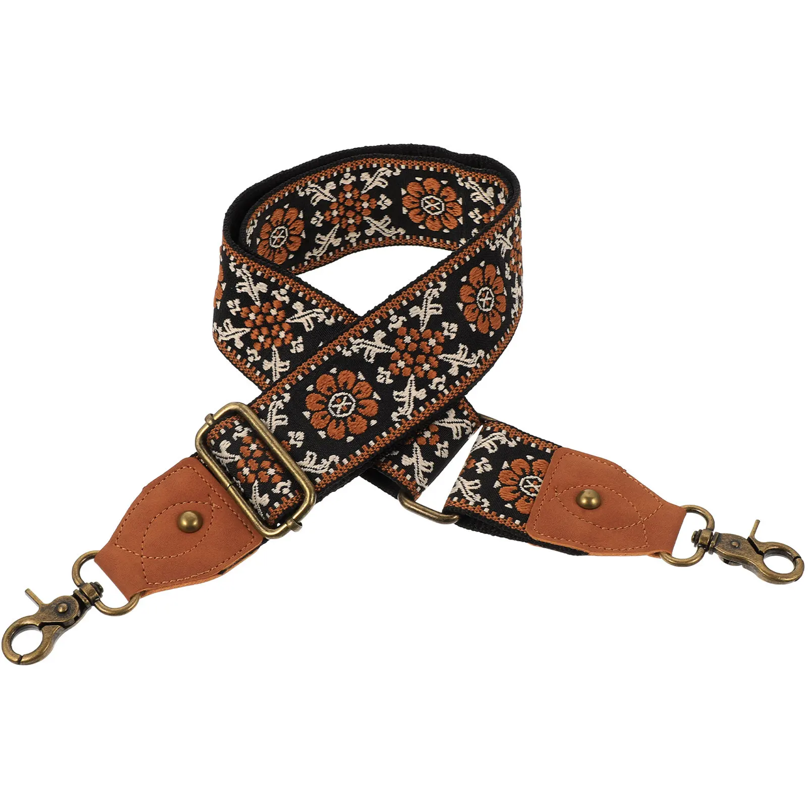 Bohemian Style Adjustable Cotton Bag Strap Replacement for Messenger Crossbody Shoulder Handbag Laptop Briefcase Camera Purse