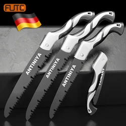 FUTE Multifunctional Folding Saw Steel Sharp and Wear-Resistant Portable Household Garden Manual Woodworking Saw 65 # Steel